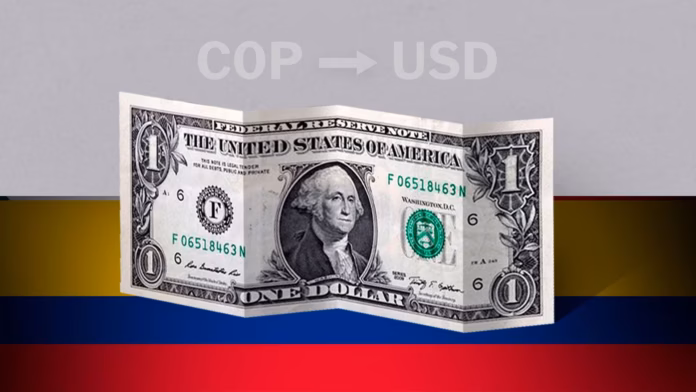 El dólar cerró en .154,49 en Colombia y amplió la señal de fortaleza del peso